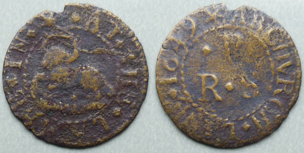 Abchurch Lane, R P (S) AT THE LAMBE 1649 farthing Abchurch Lane, R P (S) AT THE LAMBE 1649 farthing